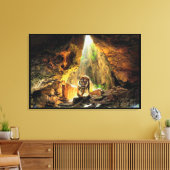 Toile Tigre Du Bengale Dans La Grotte Enveloppée (Insitu(Salon))