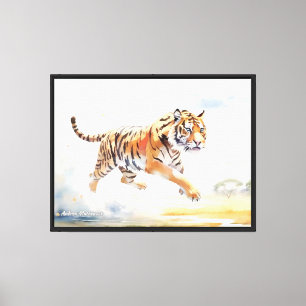 Toile Tigre en action 2