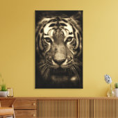 Toile Tigre en Sepia Tones (Insitu(Salon))