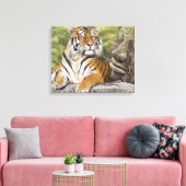 Toile Tigre et Bouddha (Insitu(Salon))