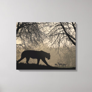 Toile Tigre et cerf