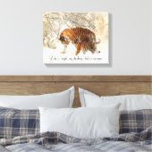 Toile Tigre et Cub "La vie est dure, ma chérie..." (Insitu(Chambre))