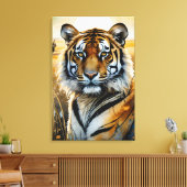 Toile Tigre majestueux (Insitu(Salon))