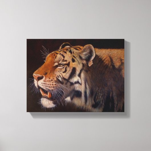 Toile Tigre majestueux petit (Recto)