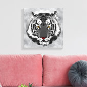 Toile Tigre noir et blanc (Insitu(Salon))