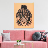 Toile Tigre prêt pour la mode hiver (Insitu(Salon))