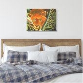 Toile Tigre Sortant De L'Herbe Par Henri Rousseau (Insitu(Chambre))