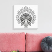 Toile Tigre Tigré Tigré À Main Dans Le Style 6 (Insitu(Salon))