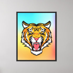 Toile Tigre torride tête-25818 Mug de voyage