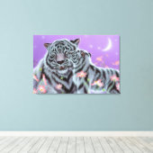 Toile Tigres blancs (Insitu (Plancher de Bois))