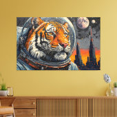 TOILE TIGRES DANS L'ESPACE-2 (Insitu(Salon))