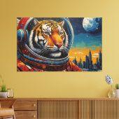 TOILE TIGRES DANS L'ESPACE-3 (Insitu(Salon))