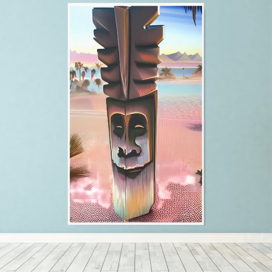 Toile Tiki Illusions (Insitu (Plancher de Bois))