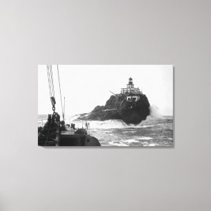 Toile Tillamook, phare de l'Orégon de bateau Photograp
