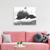 Toile Tillamook, Phare De L'Oregon Près De La Mer, OU (Insitu(Salon))