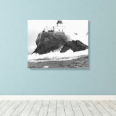 Toile Tillamook, Phare De L'Oregon Près De La Mer, OU (Insitu (Plancher de Bois))
