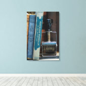 Toile Timbre de date de bibliothèque (Insitu (Plancher de Bois))