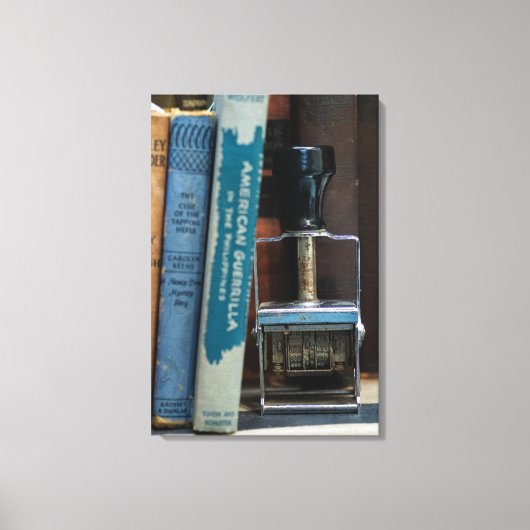 Toile Timbre de date de bibliothèque (Recto)