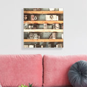 Toile timbres de bloc d'impression antique (Insitu(Salon))