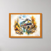 Toile Timeless Railway Escape / Picturesque Fall Scenery (Recto)