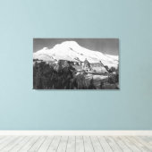 Toile Timerline Lodge et Mt. Hood Photographie (Insitu (Plancher de Bois))