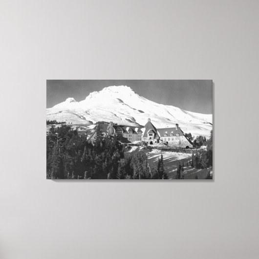 Toile Timerline Lodge et Mt. Hood Photographie (Recto)