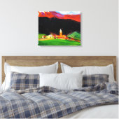 Toile Tinzen (Oberhalbstein) Suisse, art (Insitu(Chambre))