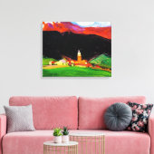 Toile Tinzen (Oberhalbstein) Suisse, art (Insitu(Salon))
