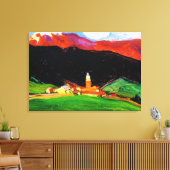 Toile Tinzen (Oberhalbstein) Suisse, art (Insitu(Salon))