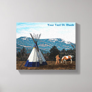 Toile Tipi - Camp d'hiver