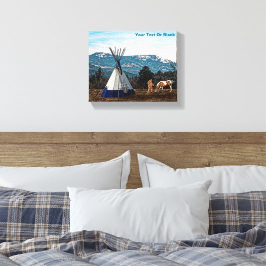 Toile Tipi - Camp d'hiver (Insitu(Chambre))