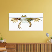 Toile Tir d'une grenouille comestible surfacée devant un (Insitu(Salon))