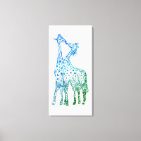 Tirer des girafes Abstraites Tirer des baisers Imp