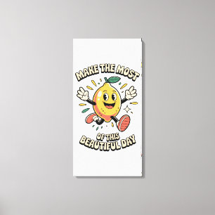 Toile Tirez le Meilleur Parti – Affiche d'Art Citron