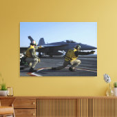 Toile Tirs à bord du USS George HW Bush (Insitu(Salon))