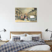Toile tissage de métier, 1834 (Insitu(Chambre))