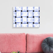 toile tissée bleu bébé (Insitu(Salon))