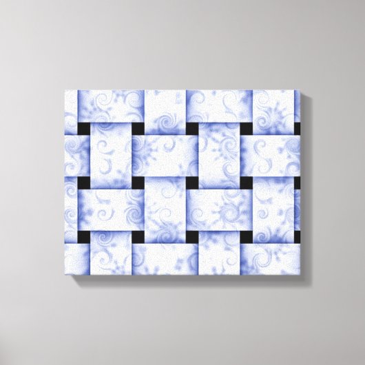 toile tissée bleu bébé (Recto)