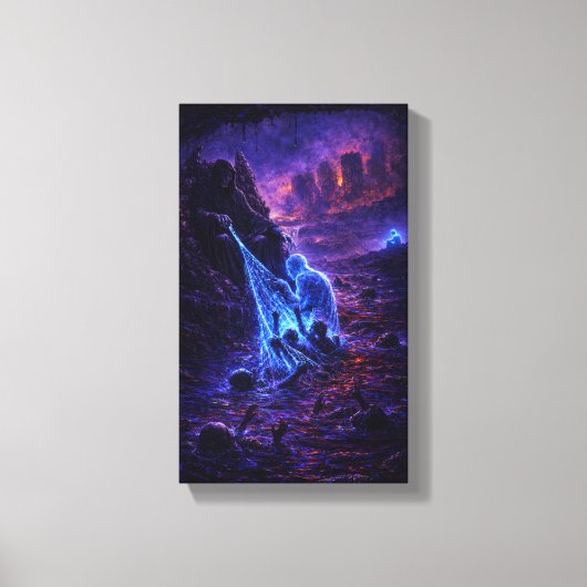 Toile Tisserand d'âme du monde mourant (Recto)