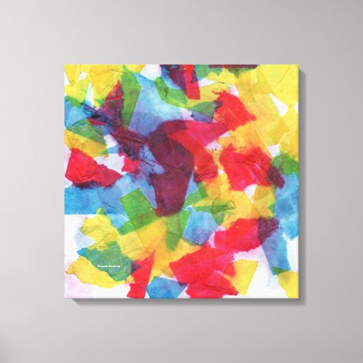 Toile Tissu coloré (Recto)