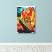 Toile titani sinking rose like the phoenix (Insitu (Plancher de Bois))