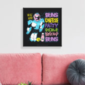 Toile Titans Ados, allez ! | Cyborg Burger Rap (Insitu(Salon))