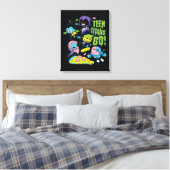 Toile Titans Ados, allez ! | Gnarly 90's Pizza Graphic (Insitu(Chambre))