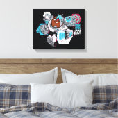 Toile Titans Ados, allez ! | Graphique Arsenal de Cyborg (Insitu(Chambre))