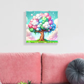 Toile Titre : Arbre à nuages de Whimsy (Insitu(Salon))