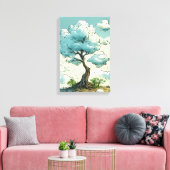 Toile Titre : Arbre à nuages de Whimsy (Insitu(Salon))