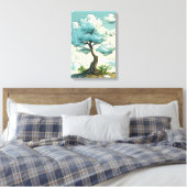 Toile Titre : Arbre à nuages de Whimsy (Insitu(Chambre))