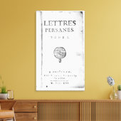 Toile Titre des Lettres Persanes (Insitu(Salon))