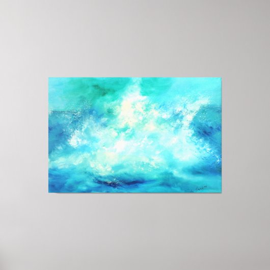 Toile titre : "marina grande" auteur italien (Recto)