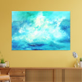 Toile titre : "marina grande" auteur italien (Insitu(Salon))